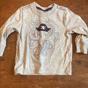 Octopus long sleeved shirt 6-12